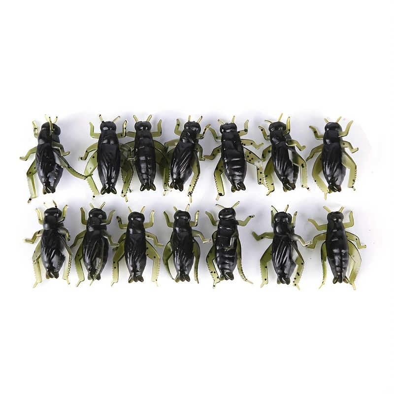 10Pcs Dragonfly Larva Lures 3g Soft Silicone Lures Cicada Larva Soft L