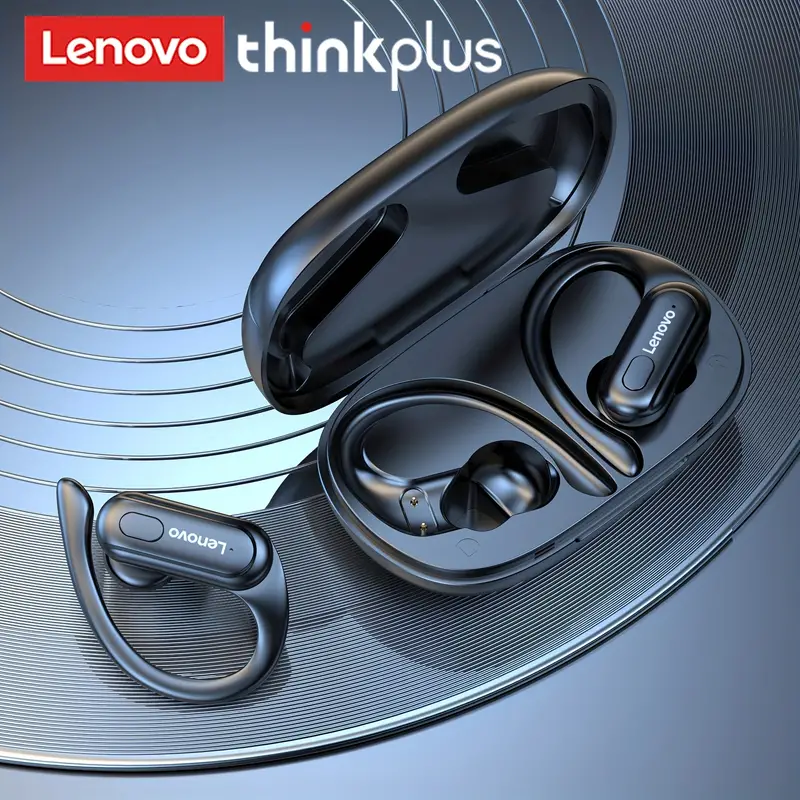 Lenovo XT60 ワイヤレスヘッドフォン スポーツ 耳掛けタイプ HD音質 0