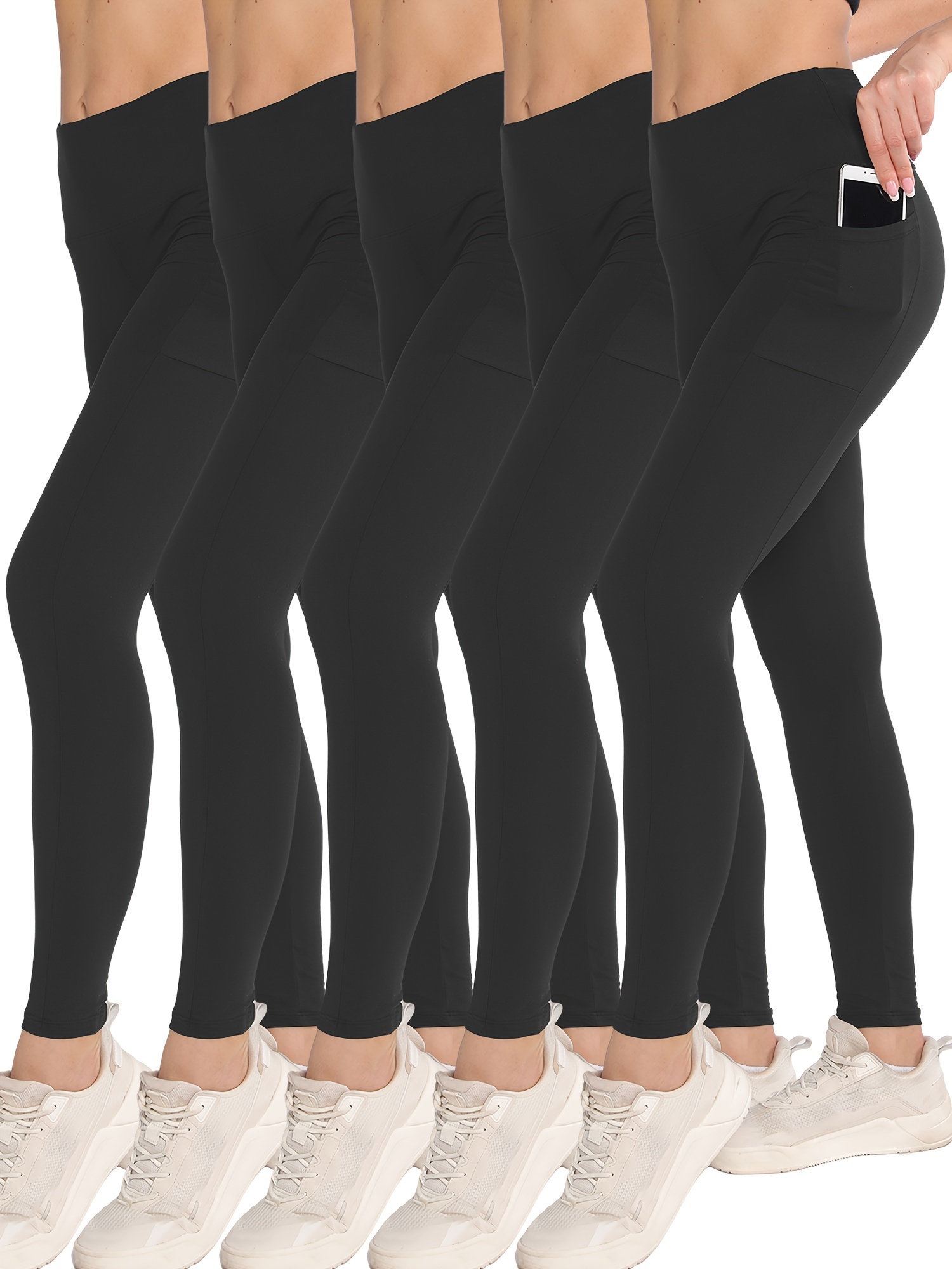 Pantalon de yoga noir femme