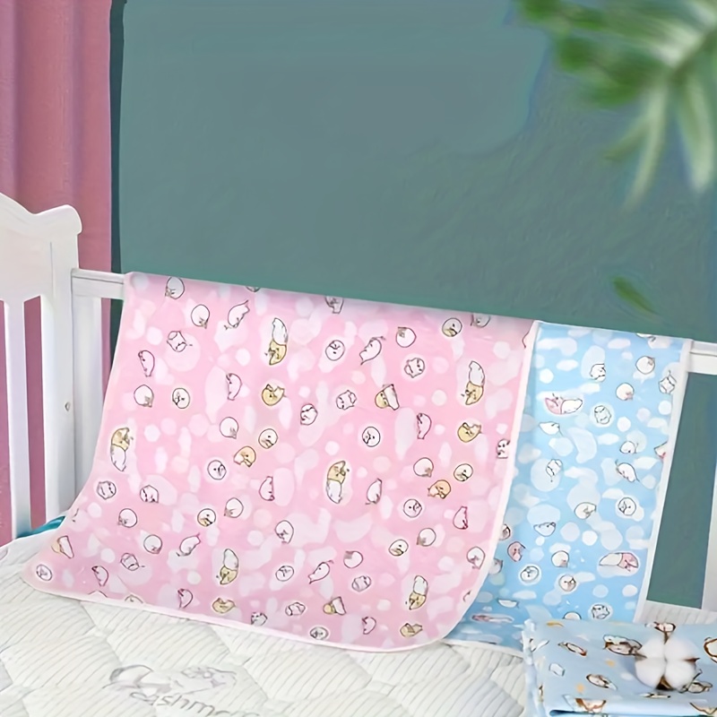 Colchón cambiador para pañales de bebé o niño, hoja impermeable protectora,  almohadilla menstrual, paquete de 3, Blanco