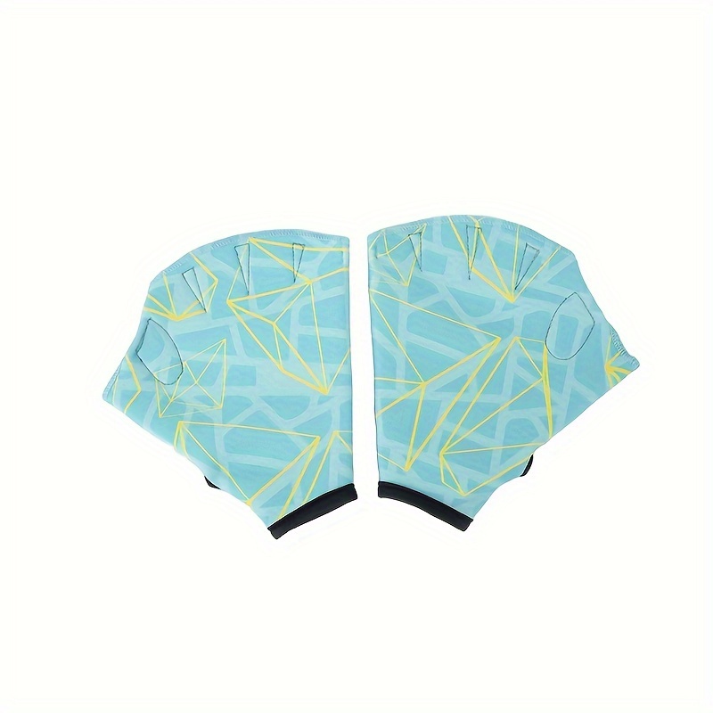 Guanti Da Nuoto Palmati In Neoprene - Unisex Adulto, Con Cinturino Polso, Per Aqua Gym - Foto 5