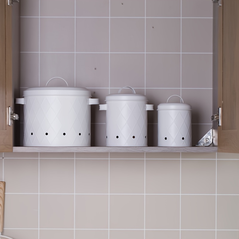 Vintage Potato Onion Kitchen Storage Canisters For Pantry - Temu