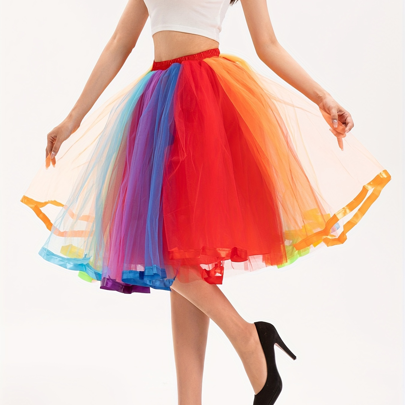 Regalo carino per bambina, festa, tutù arcobaleno, gonna da principessa,  vestito da ballo in tulle – i migliori prodotti nel negozio online Joom Geek