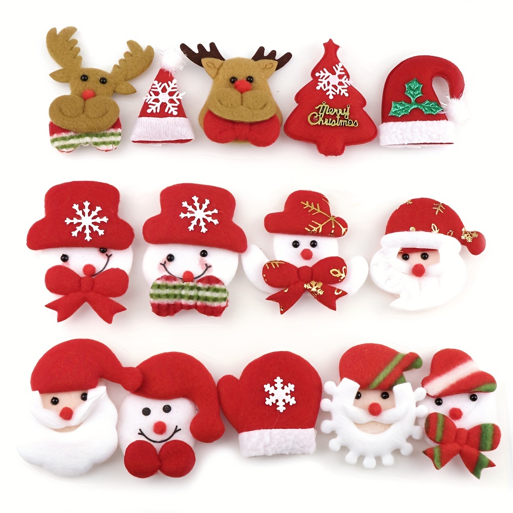 Red Felt Christmas Hat Boots Gloves Cane Christmas Tree - Temu
