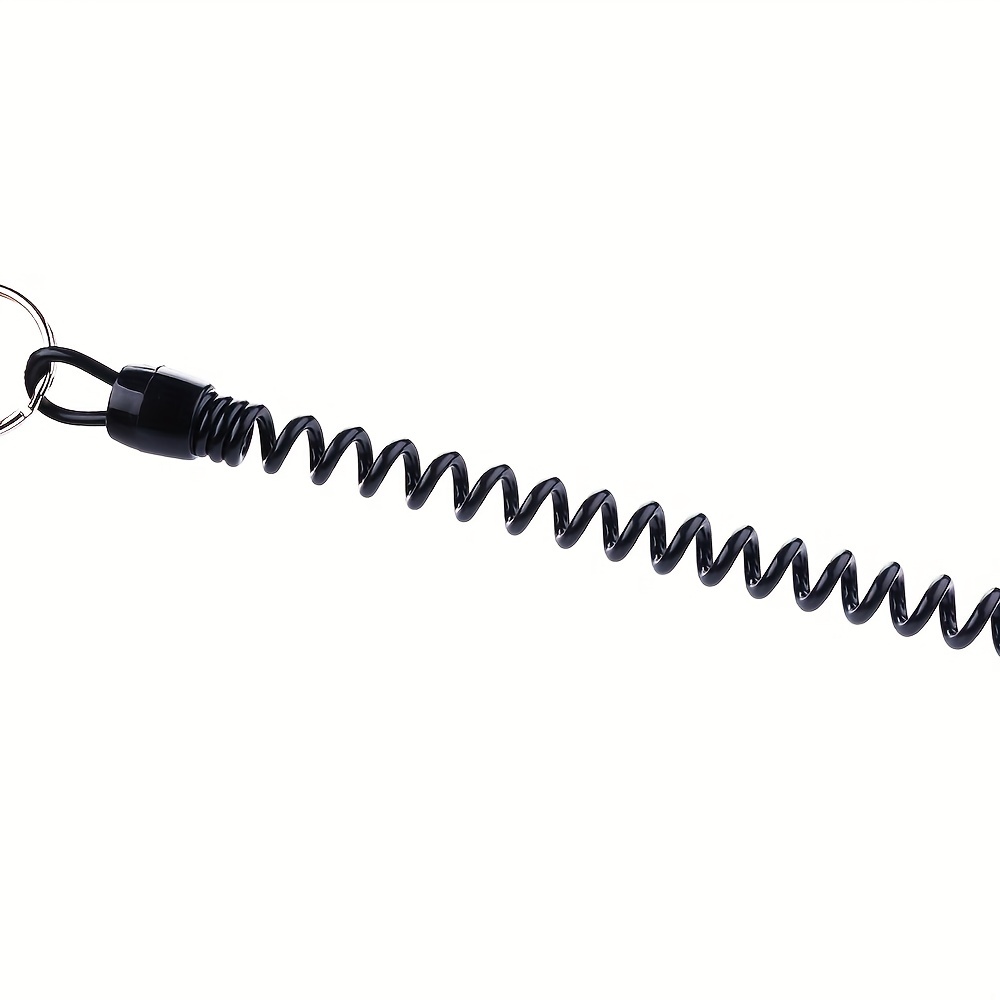 Longe de pêche 2 pièces, corde de pêche en bateau attache enroulée  rétractable avec mousqueton pour pinces à lèvres 21.5cm/8.46in - Temu Canada