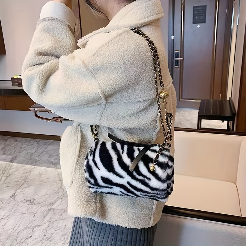 Y2K Zebra Mini Bag