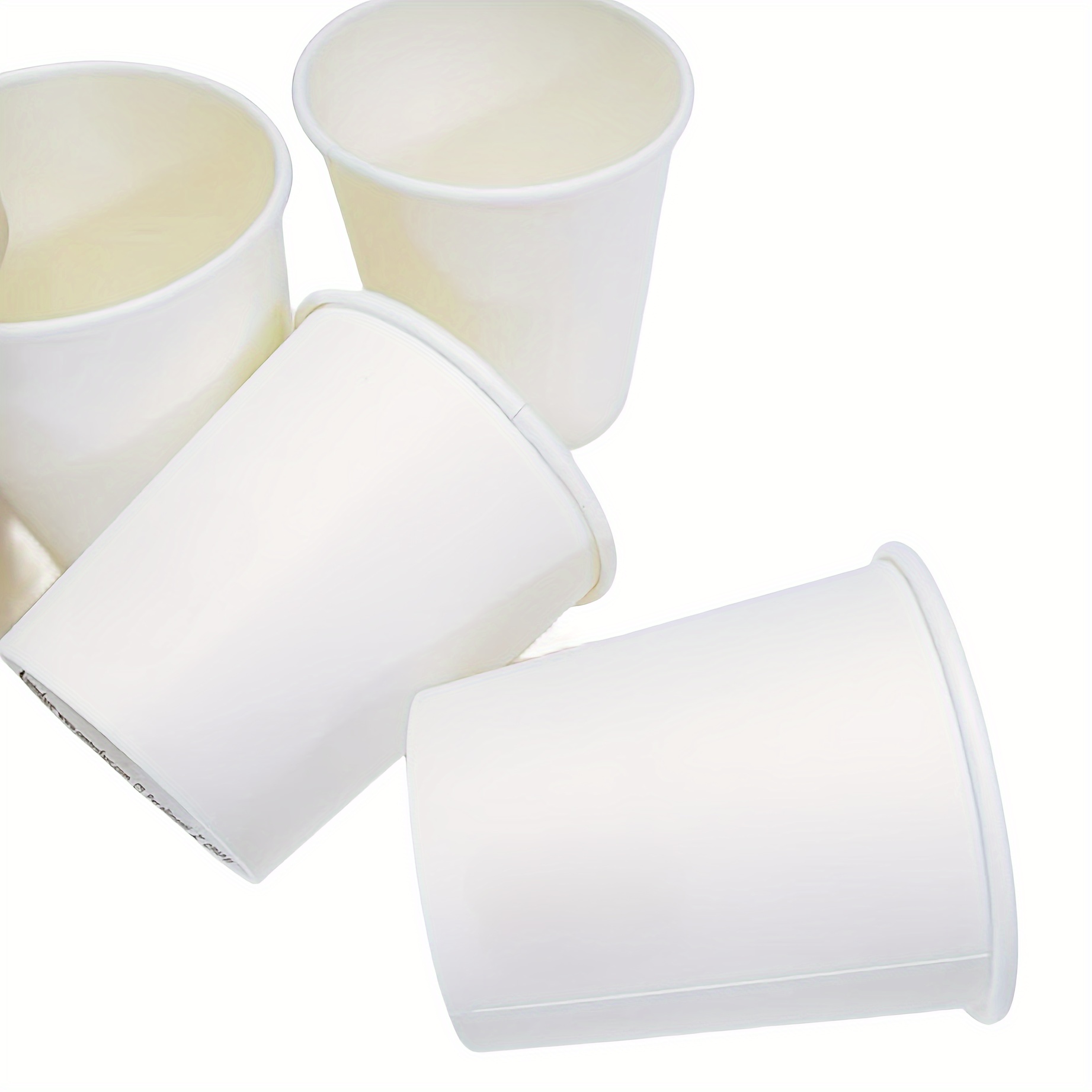 6oz White Plastic Water Cup 180mL