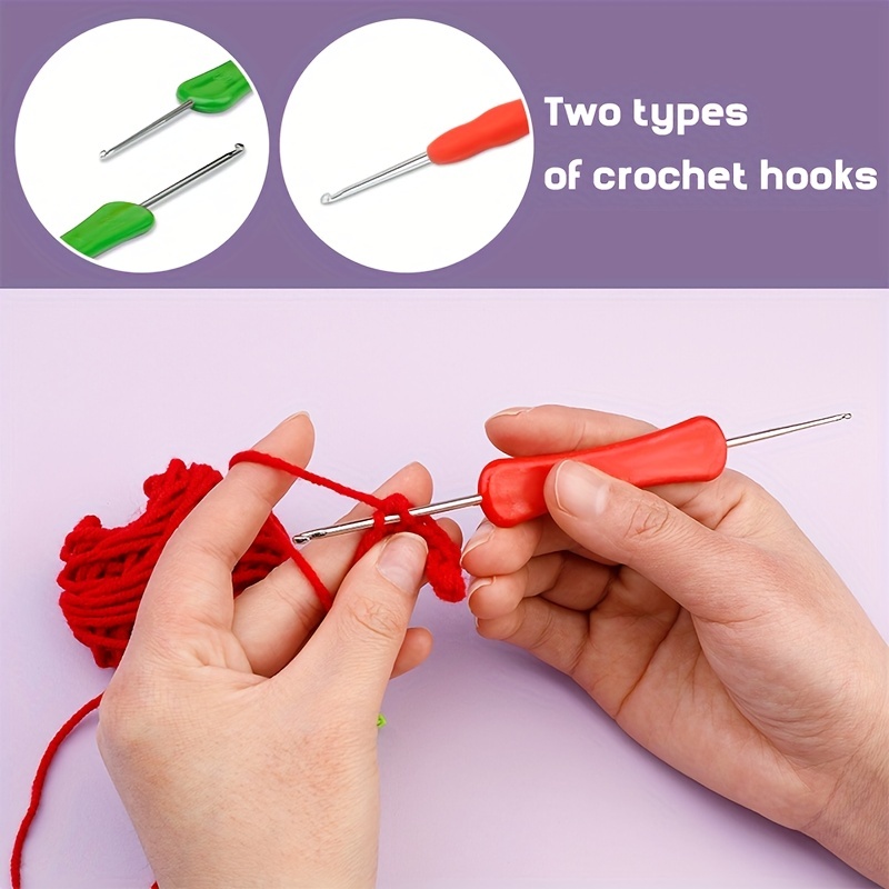 Quesisha Kit Crochet Principiantes Hilo Fácil Fácil Kit - Temu Chile