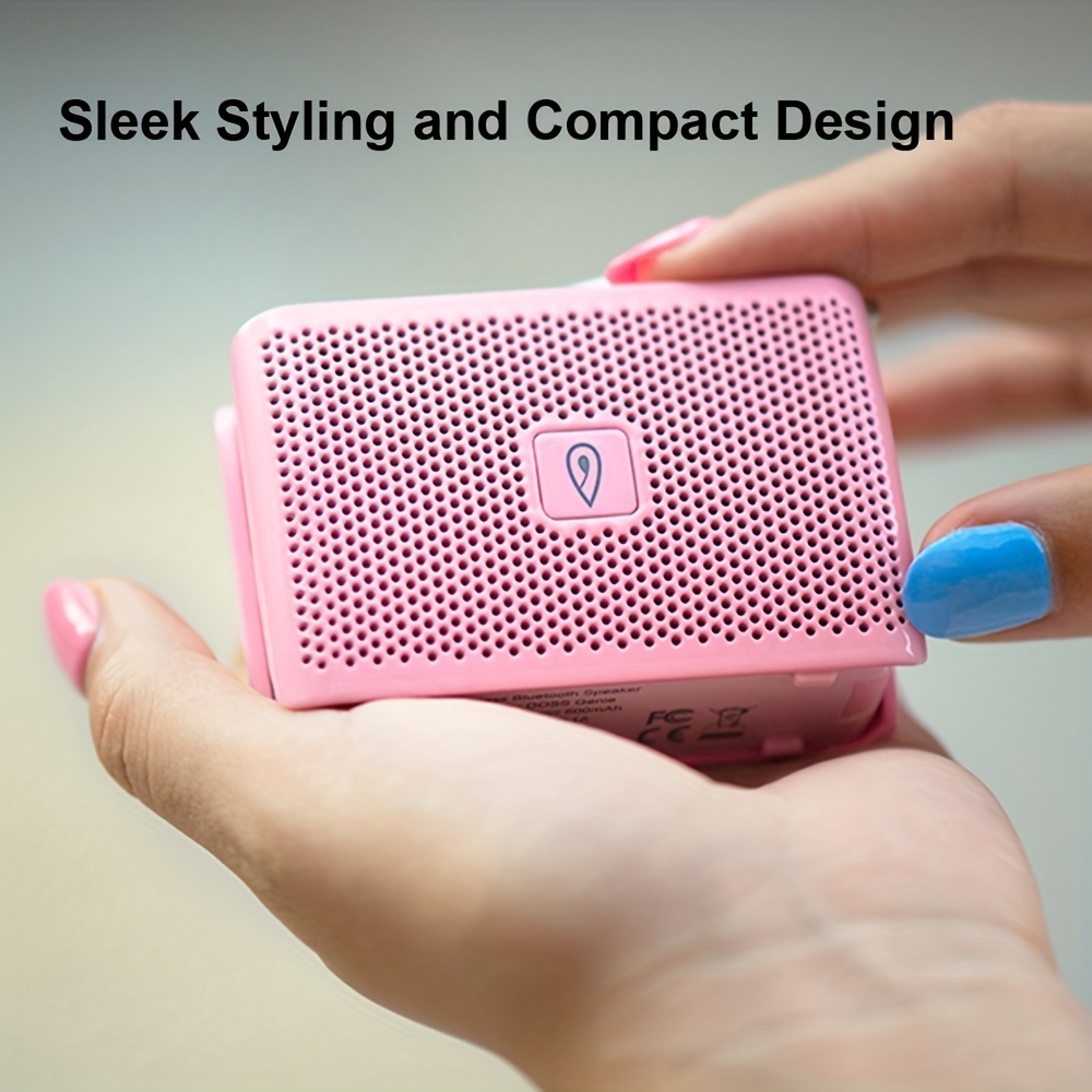  DOSS Candy Cute Bluetooth Speaker, Mini Portable Speaker with  Mighty Sound, Retro Stylish Design, Adorable Speaker for Room, Desk  Decoration, Ideal Xmas Gift for Kids, Girls, Women-Pink : Electronics