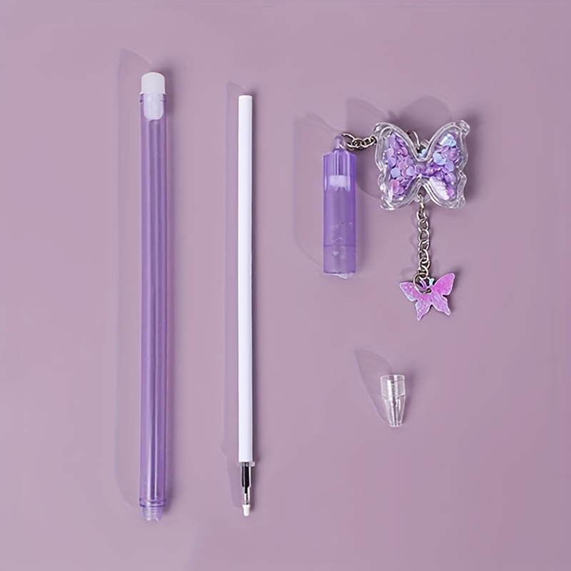 Butterfly Pendant Gel Pens Small Fresh Cute Student Exam - Temu