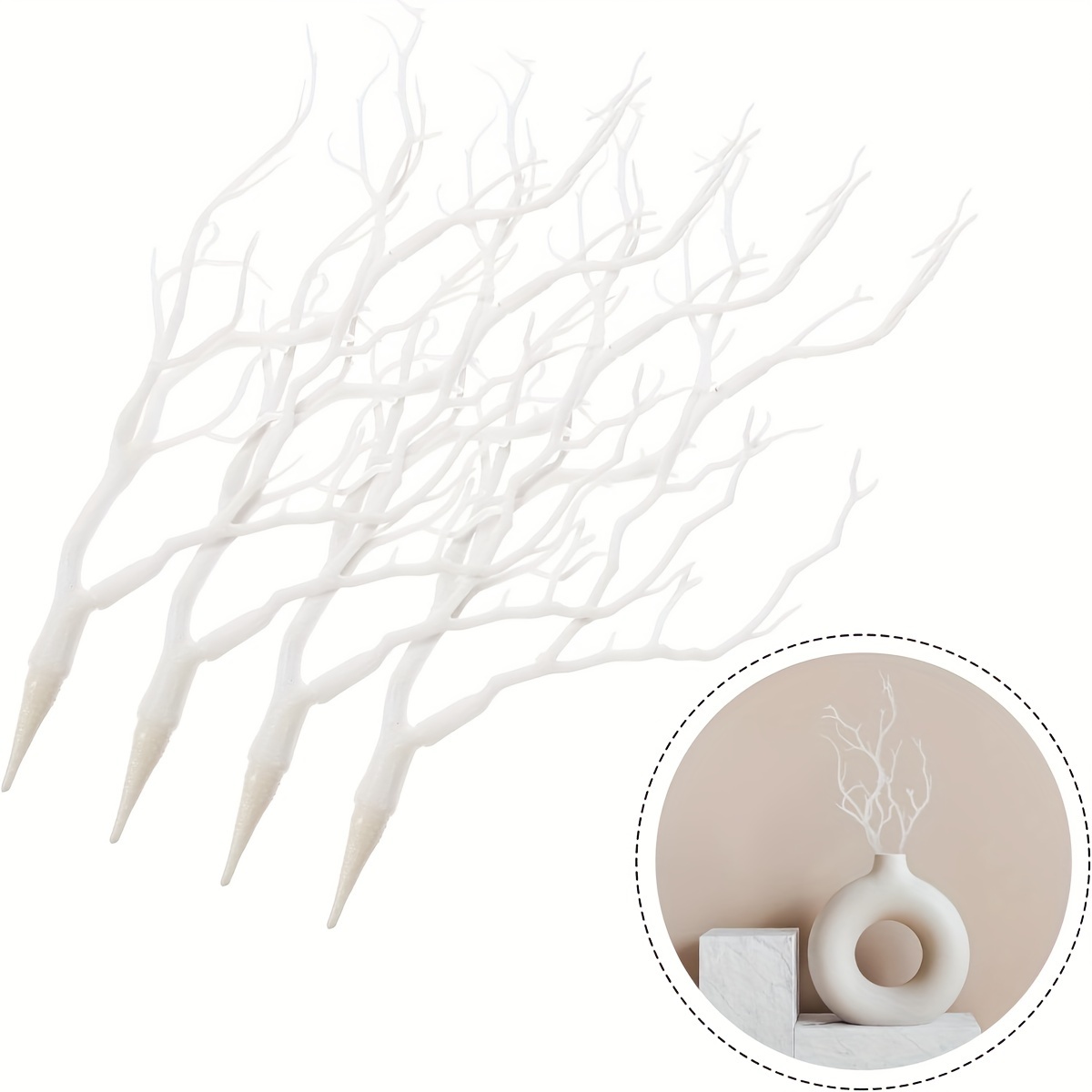 4pcs Ramas Árbol Secas Asta Artificial, 13.76 Ramas Asta Bruja