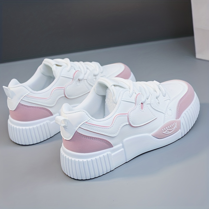 POWER Pink Low-Top Lace-Up Sneaker