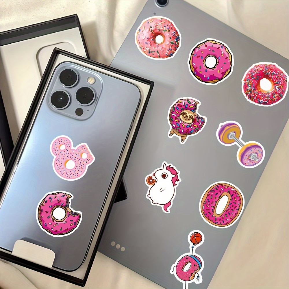 Donut Stickers Cute Snack Sweet Candy Stickers Biscuits - Temu