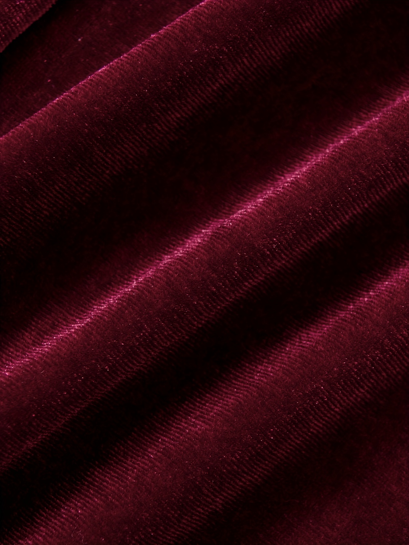 Red Stretch Velvet Fabric