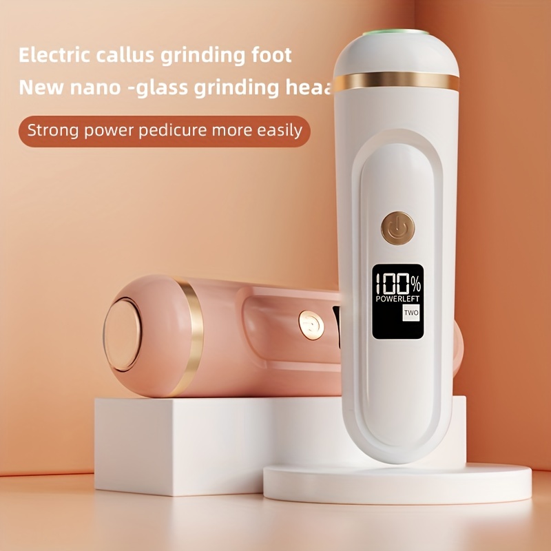 Electric Foot Callus Remover Machine Nano Foot Scrubber Set USB