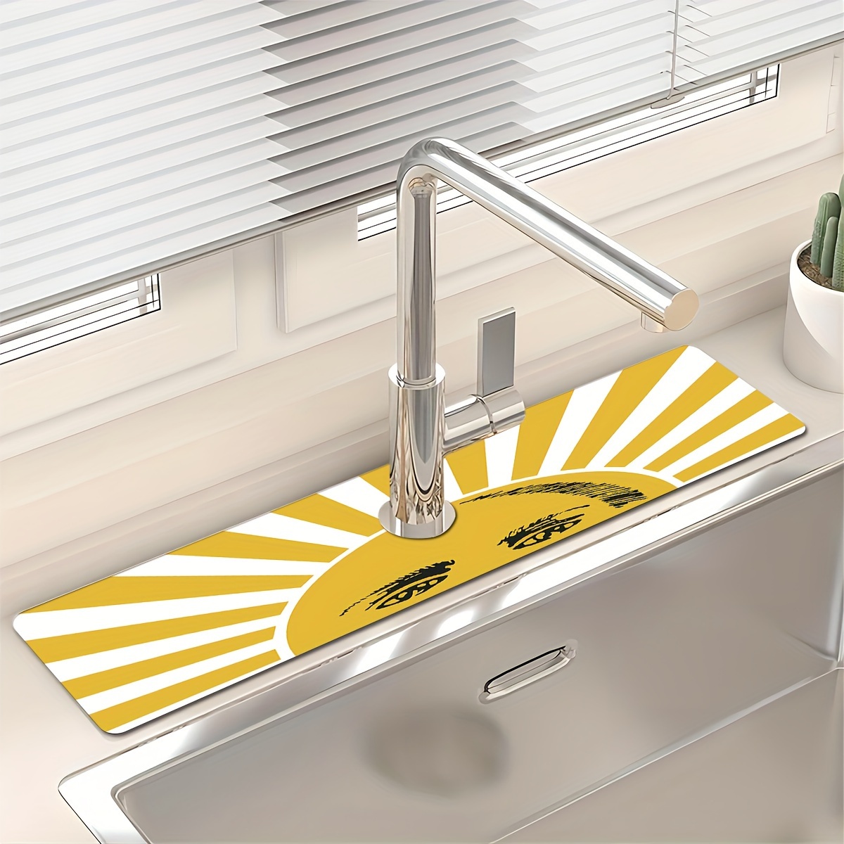 Kitchen Sink Faucet Drain Pad Bathroom Diatom Mud Absorbent - Temu