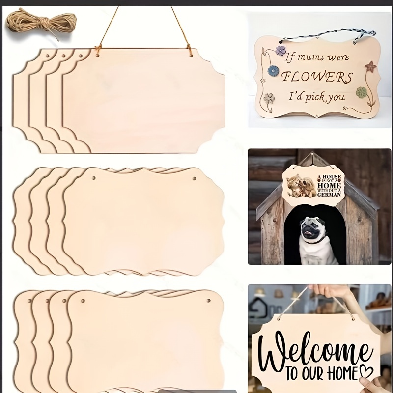 Wood Signs Crafts Wood Hanging Decor Direction Signs Small Wooden