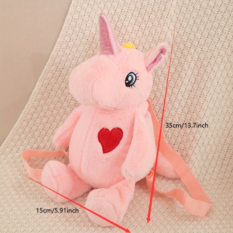 Unicorn plush hot sale bag