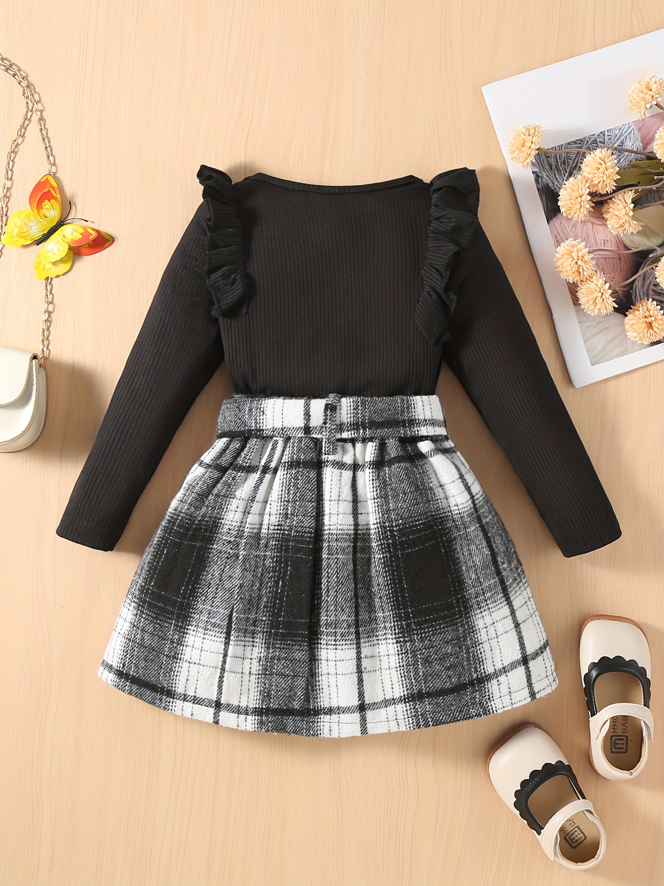 Black toddler outlet skirt