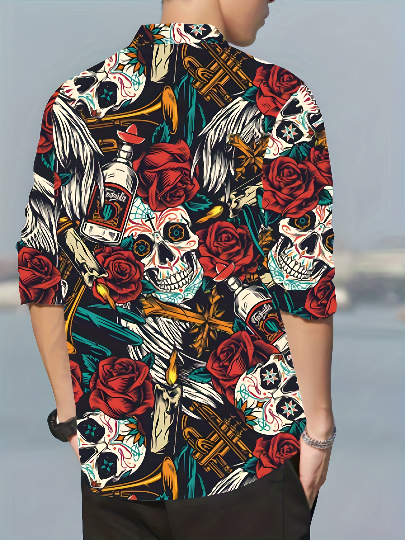 Men's Comfy Long Sleeve Shirt For Autumn