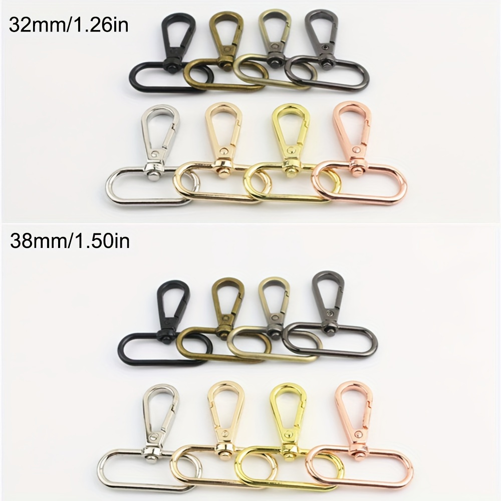 25 Pack Collects Keychain Clip Hooks, Plastic Swivel Snap Hooks with Split  Keychain O-Ring for Keychain Hook Keyring Clasps Hanger Backpack Outdoor