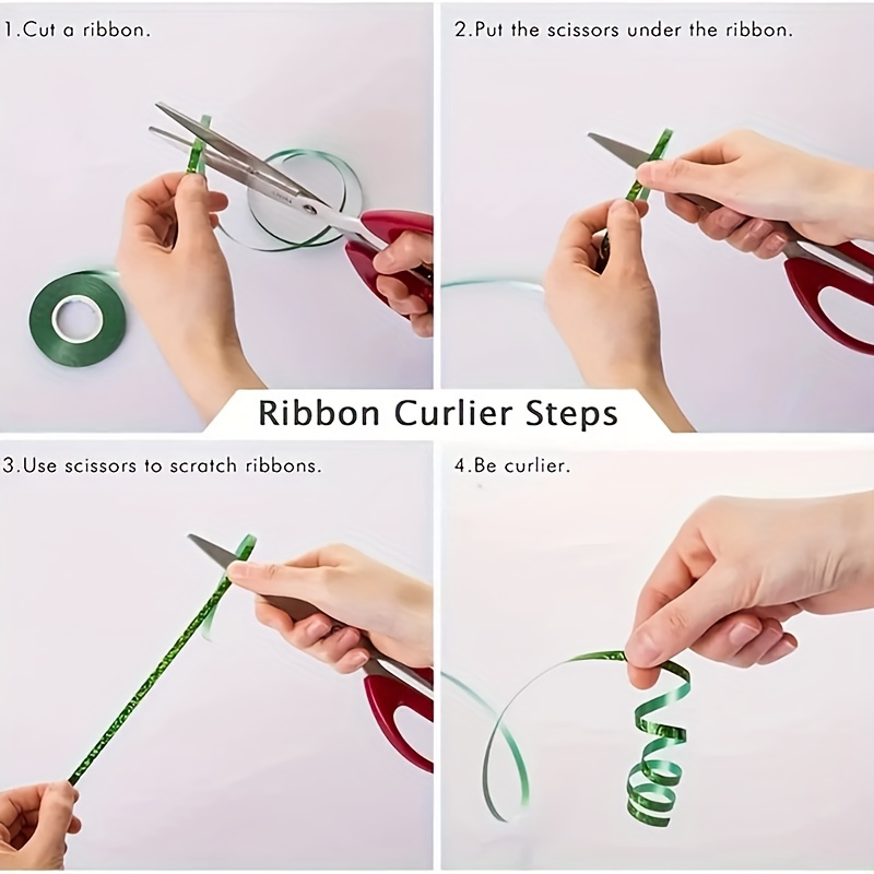 Glossy Laser Ribbon Curly Ribbon Metal Balloon Wire Roll - Temu