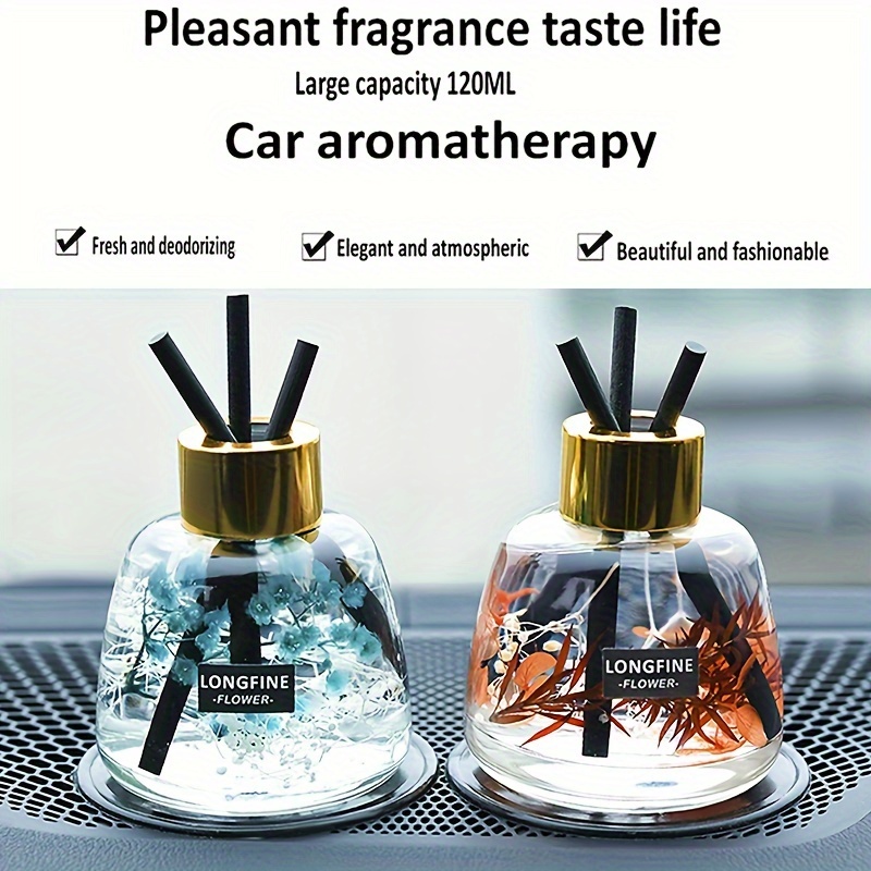 Car Air Freshener Perfume Fragrance Auto Aroma Diffuser Aromatherapy Solid  Dashboard Perfume Holder Car Interior Accessories