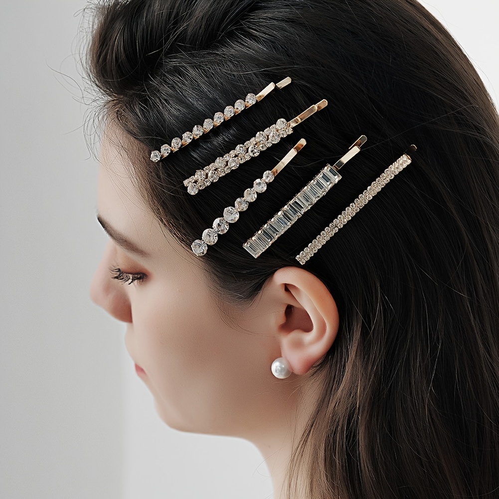 Alloy Gold Hair Accessories For Women Girls Hair Clips & Hair Pins