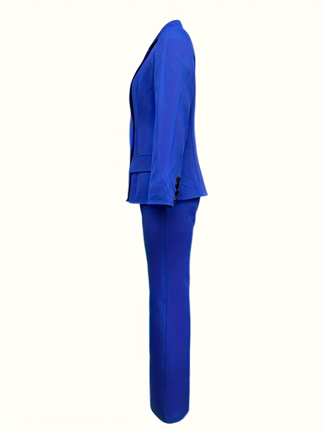 Royal Blue Business Pantsuit for Women, Tall Women Pants and Blazer Set for  Office, Formal Wear Womens -  Canada