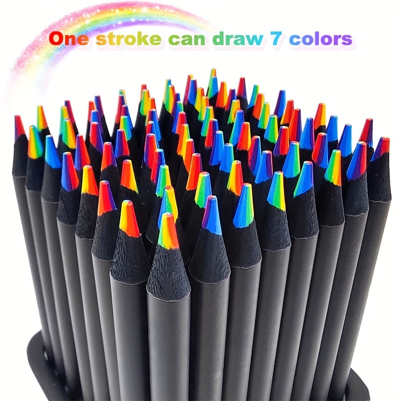 Rainbow Crayons 7 color Rainbow Refills Mixed Color Creative
