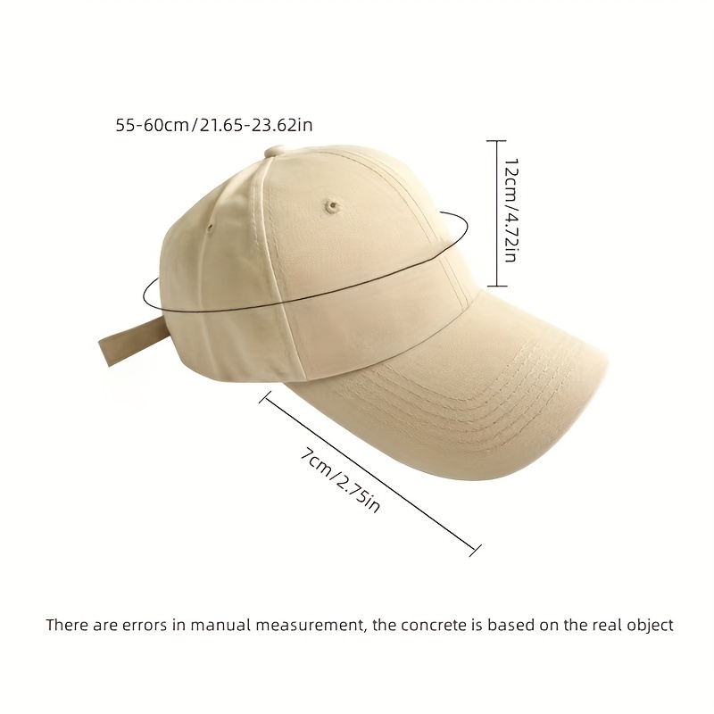 Spring Summer Leisure Outdoor Fishing Hat Mountaineering Sun Hat Curved  Brim Solid Color Light Board Blank Baseball Men Women - Jewelry &  Accessories - Temu