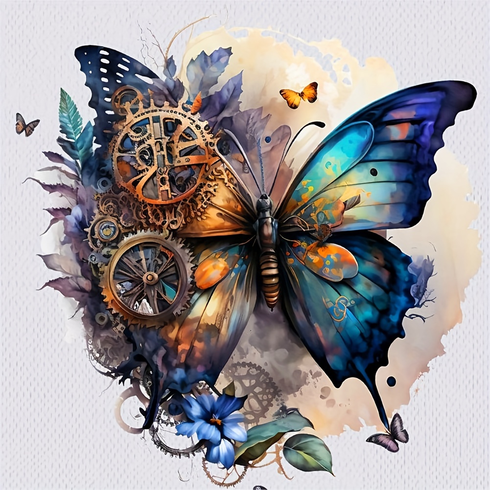 Cartoon Butterfly Diamond Painting – Color-Full Creations