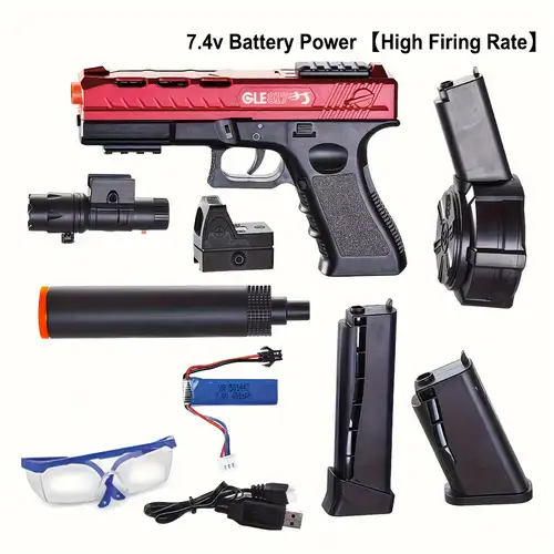 Mp17 Pistola Bolas Eléctrica [versión Mejorada Disparo - Temu