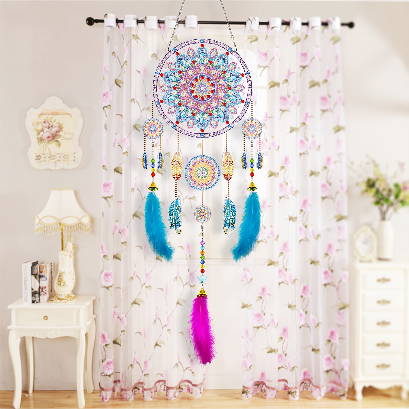 Diy 5d Diamond Painting, Dream Catcher, Wonderl, Rhinestone Crafts For  Beginners, Diamond Painting Kit For Adults, Diamond Art Kit, Gemstone Art  Painting, Decoration Pictures, Promote Family Harmony, Grow With, Cultivate  Mood, Lose