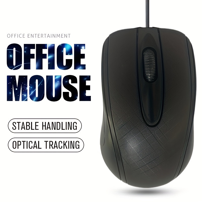 Ratón con cable con diseño ergonómico que reduce la fatiga muscular de la  mano, mouse de computadora USB silencioso, ratones de oficina y hogar de