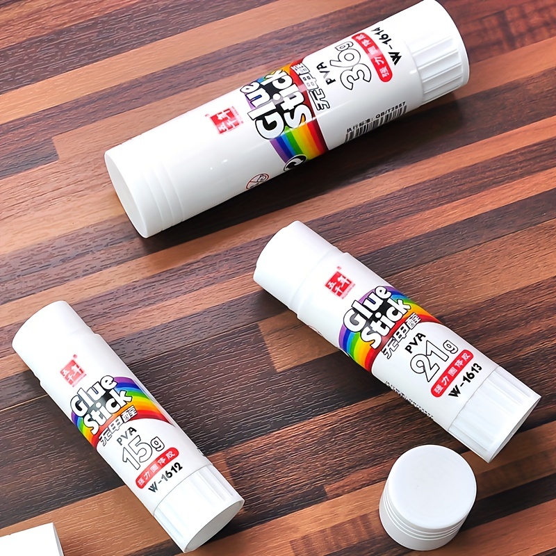 12pcs Formaldehyde-Free Strong Solid Glue Sticks - Perfect for Handmade  Crafts, Office Stationery & Preschool Projects!