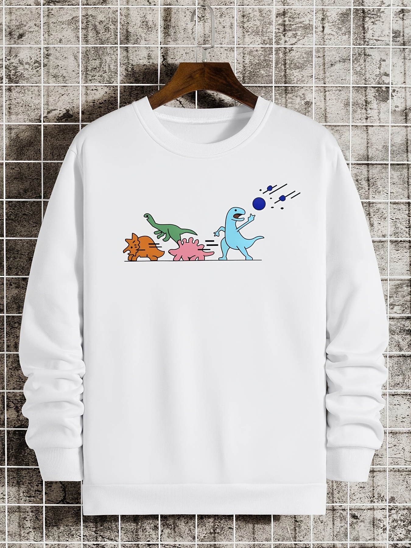 Dinosaur sweatshirt clearance mens