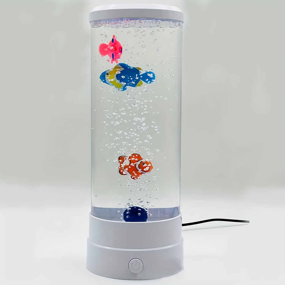 Brighten Home A Led Fish Lamp Multi color Changing Aquarium - Temu