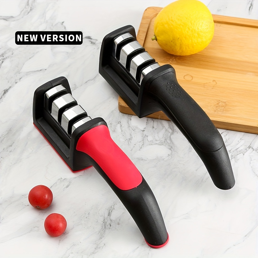 3-in-1 Handheld Knife Sharpener With Adjustable Angle Dial 14-24