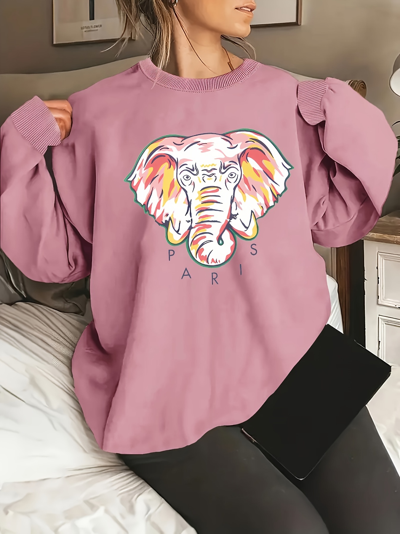 Elephant sweatshirt sale womens