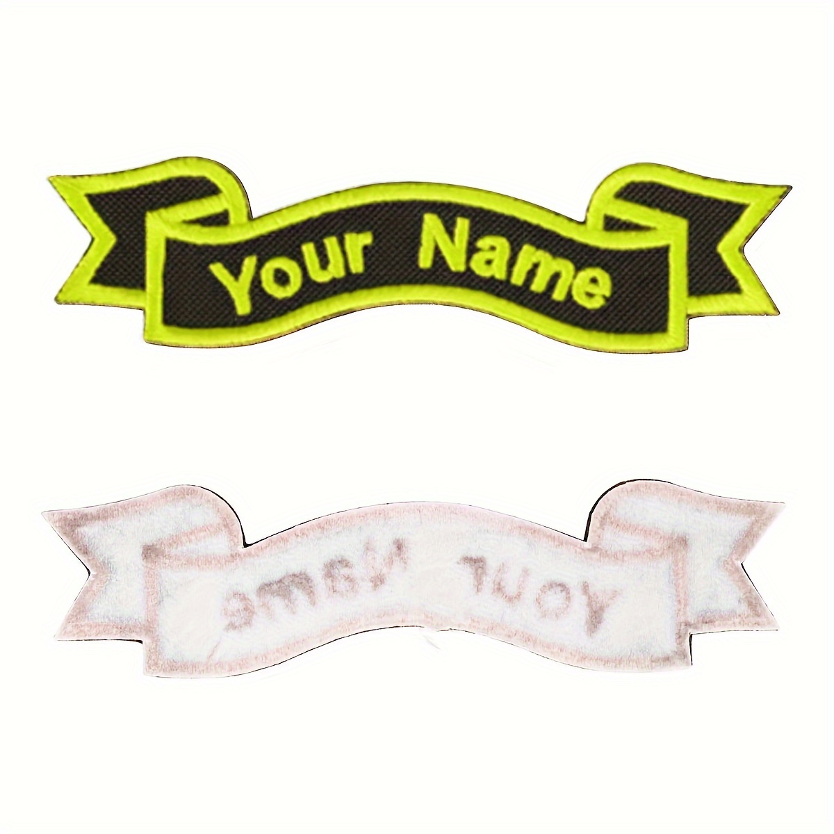 Customized Iron On Name Embroidered Patches For Vest Uniform - Temu