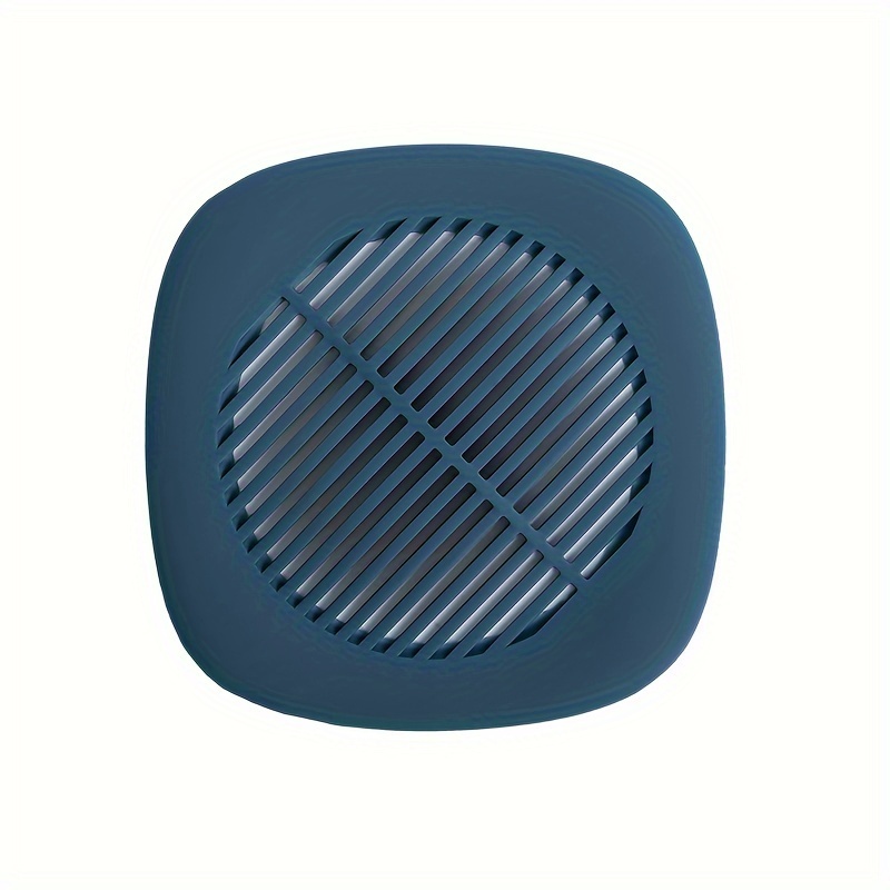 1pc Blue Shower Drain Covers,Silicone Tube Drain Hair Catcher