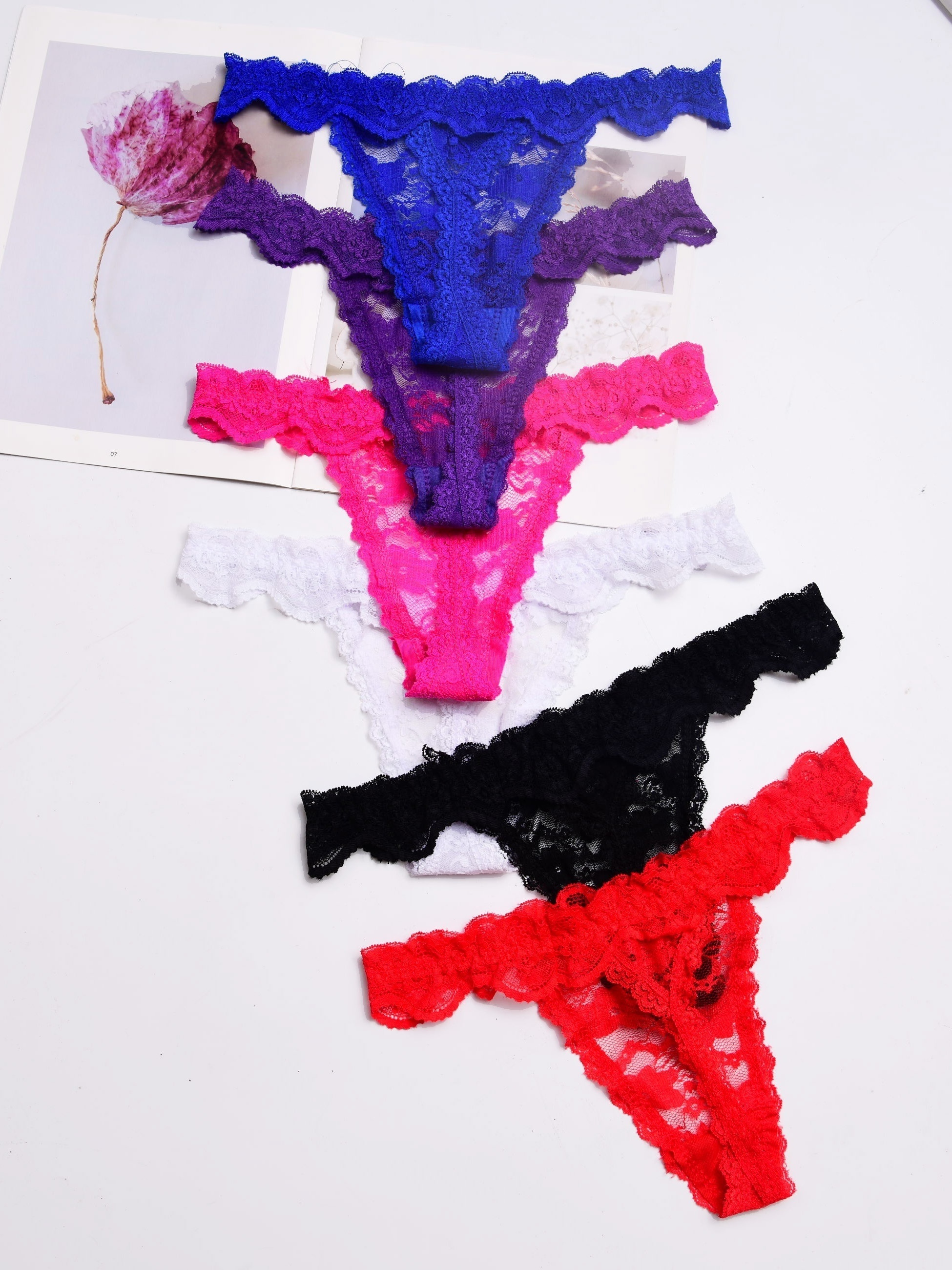 Pack Random Color New Wholesale Womens Mini Briefs Thong Sexy