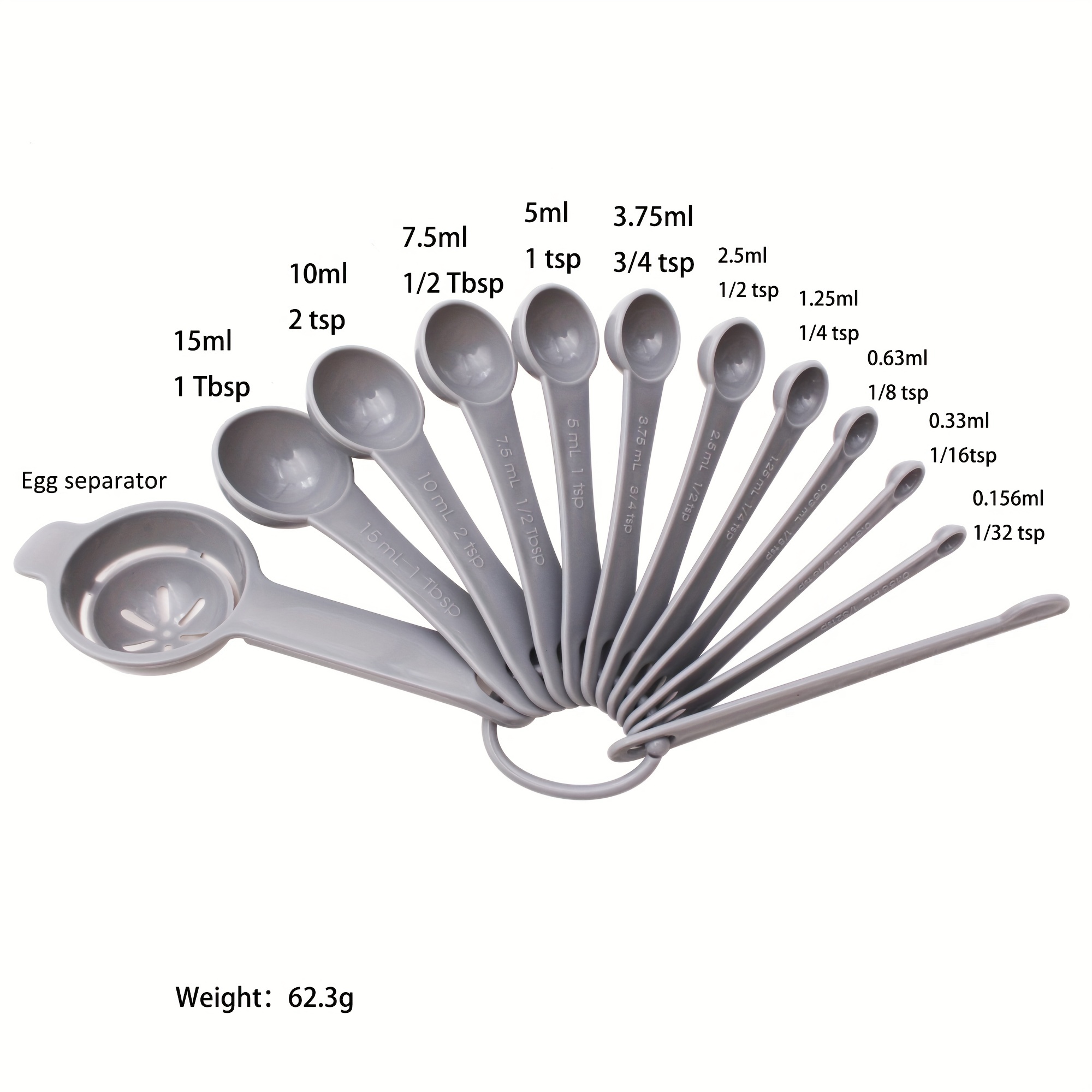 3/20pcs, Measuring Cups And Measuring Spoons Set, Liquid Measuring Cups For  Kitchen, BPA Free Plastic Measuring Tools Set With Spout, Multiple Measure