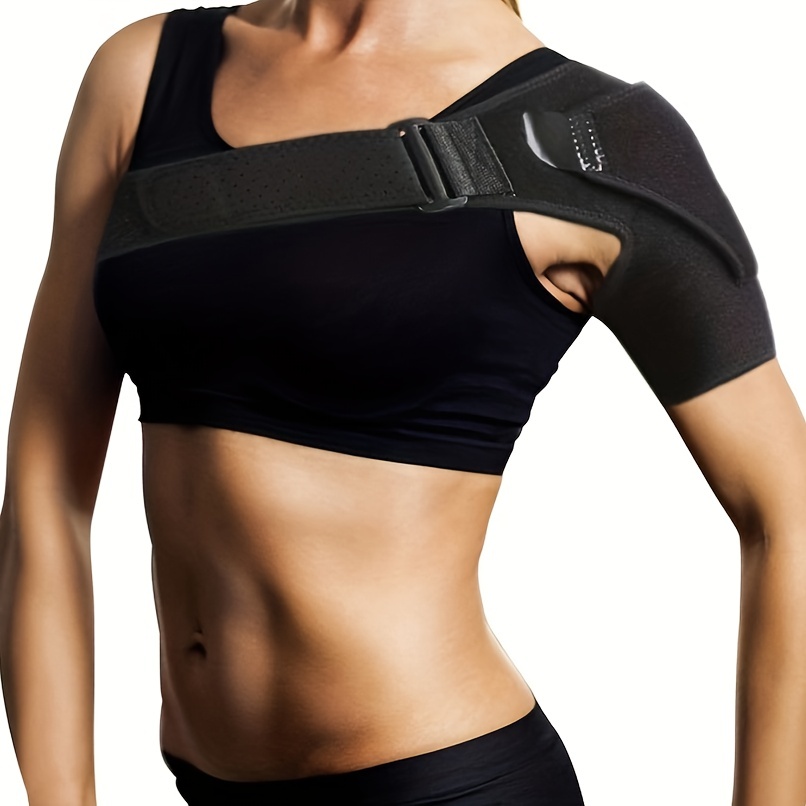 Suptrust Recovery Shoulder Brace For Men And Women, Shoulder Stability  Support Brace, Adjustable Fit Sleeve Wrap, Relief For Shoulder Injuries And  Ten