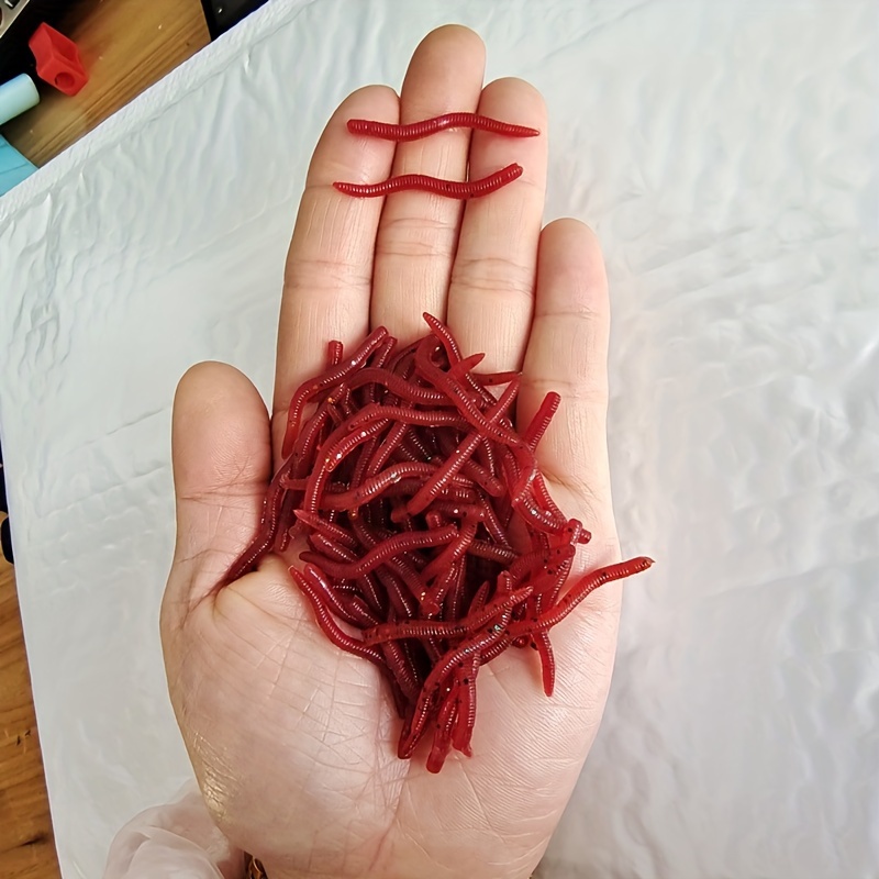 Lifelike Worm Soft Lure Earthworm Fishing Silicone - Temu Canada