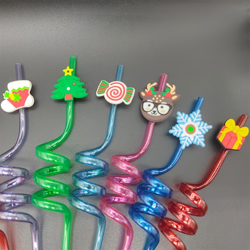 Straw, Christmas Theme Straw, Reusable Straw For Milk Water Drinking, Straws  For Family Gatherings, Themed Parties, Decorative Straw For Festival Party  Wedding Cocktail Bar Beach, Kitchen Utensils, Chrismas Gifts, Christmas  Decor 