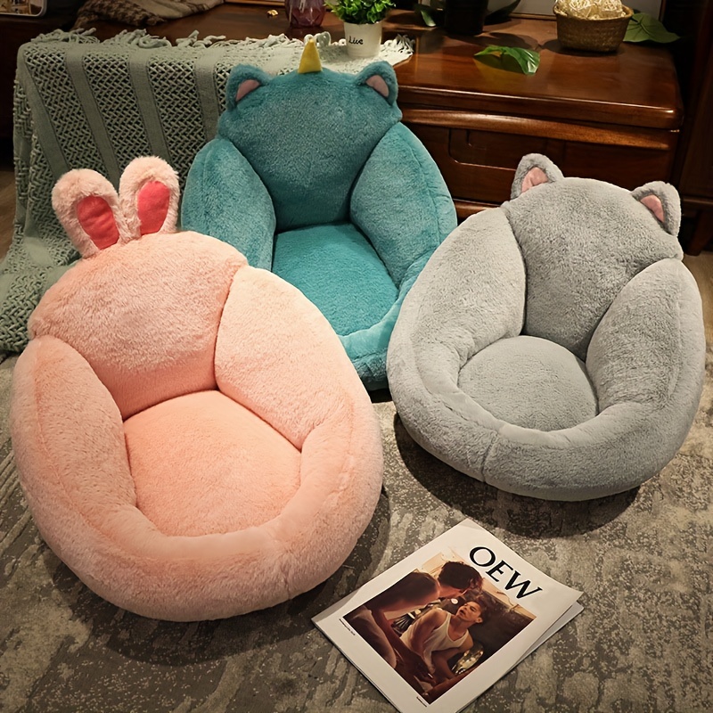 Tatami Cushion Back On One Floor Futon Cute Lazy - Temu