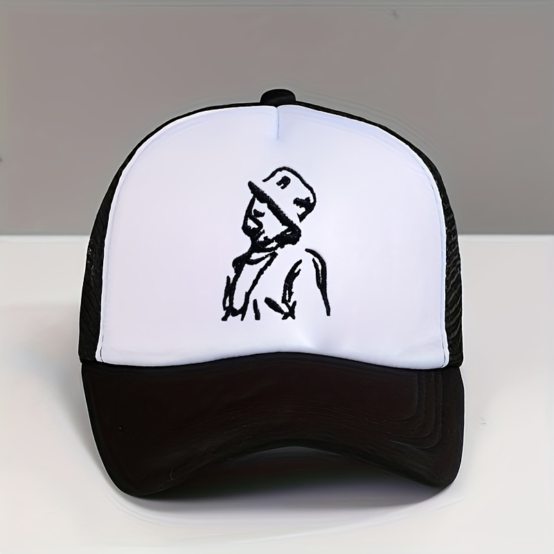 Men Women Travel Casual Sports Outdoor Sun Hats Baseball Cap Cartoon Print  Snapback Hat 3 