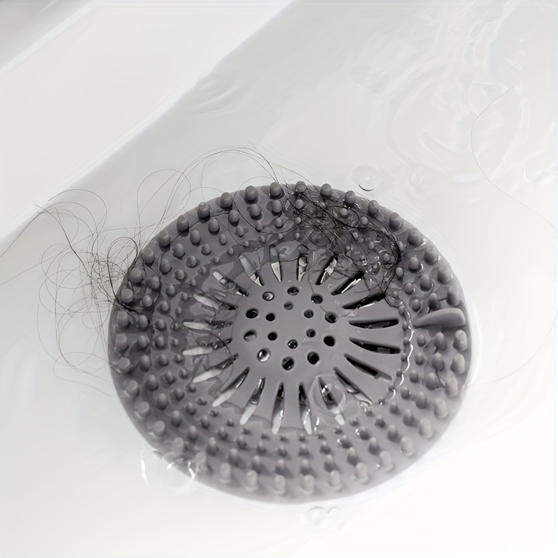 Filtre d'évier réutilisable pour baignoire et cuisine, attrape-cheveux,  couvercle de vidange de douche, protecteur